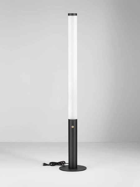 Dizajnová stojaca lampa Glaze Čierna