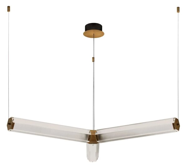 LED moderný luster Essenzo Medená 23W