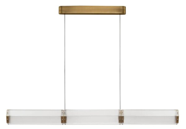 LED moderný luster Essenzo Medená 24W