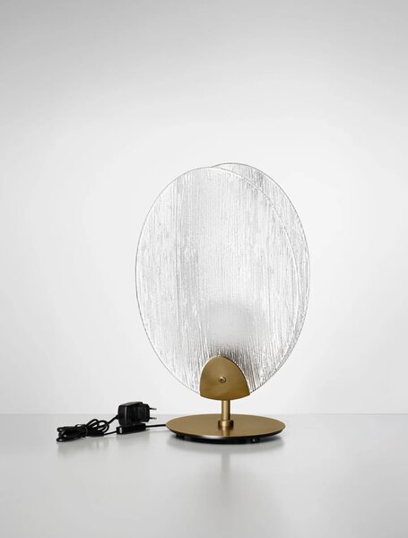 Moderná stolová lampa Shelina Medená