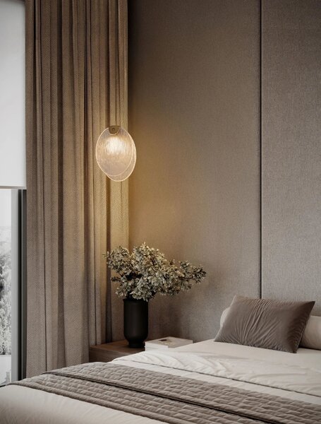 LED moderný luster Shelina 15 Medená