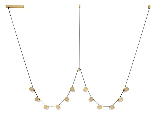 LED moderný luster Luma Medená 52W