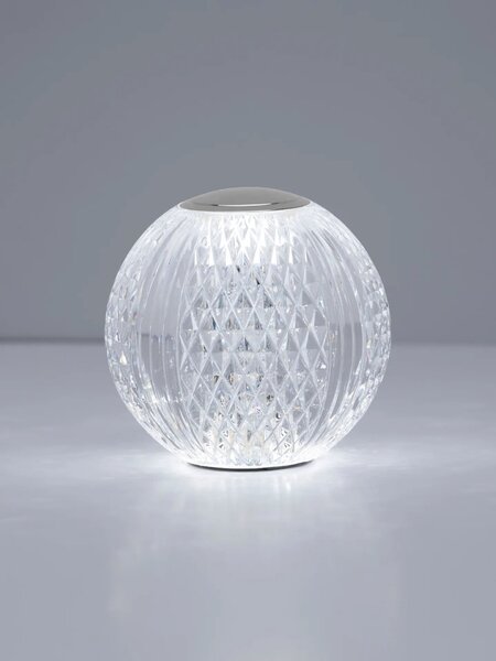 Moderná stolová lampa Brillante Sivá