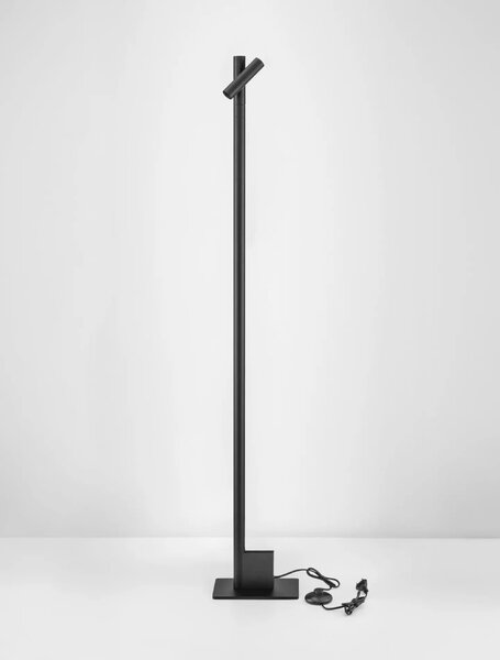Moderná stojaca lampa Arco Čierna