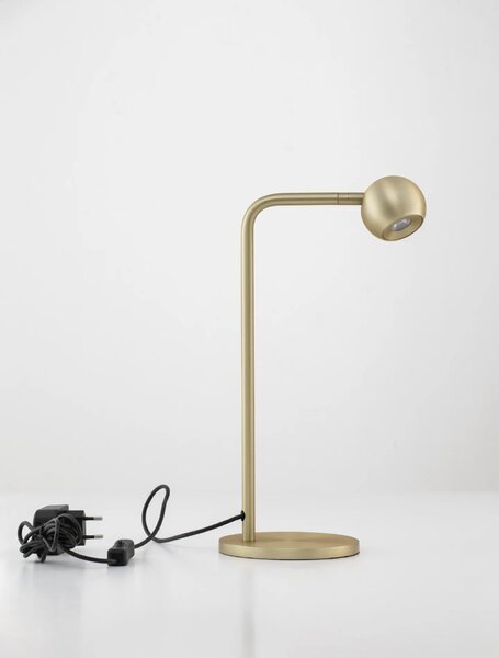 Dizajnová stolová lampa Sfera Zlatá