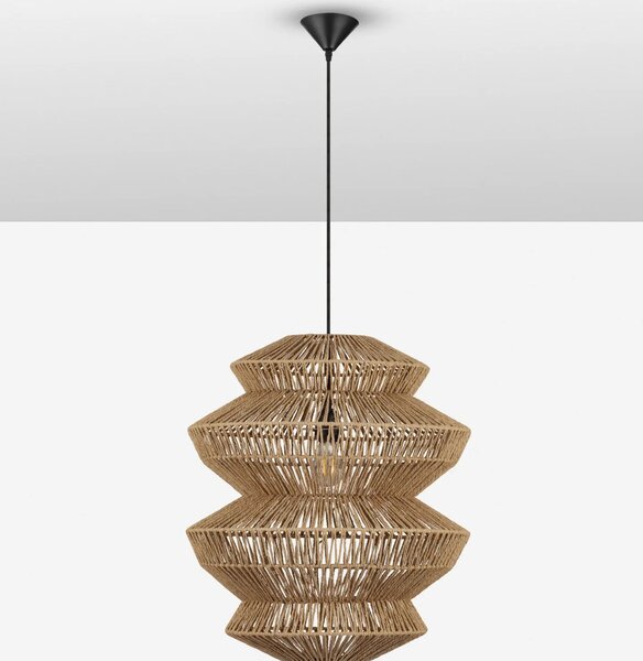 Prírodný luster Nua naturál C 50cm – Drevo