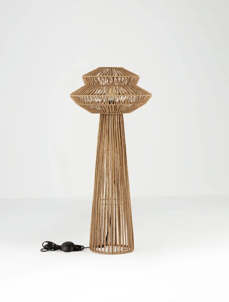 Naturálna stojacá lampa Nua