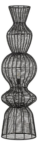 Dizajnová stojaca lampa Breena Čierna