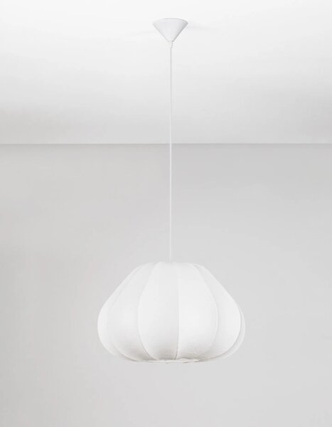 LED moderný luster Bora Biela