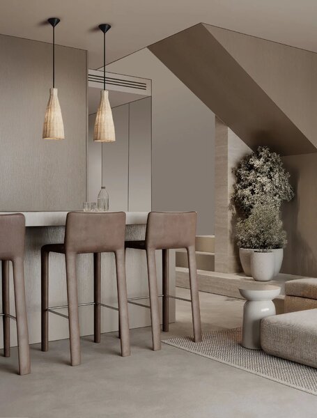 LED moderný luster Rielo A Čierna