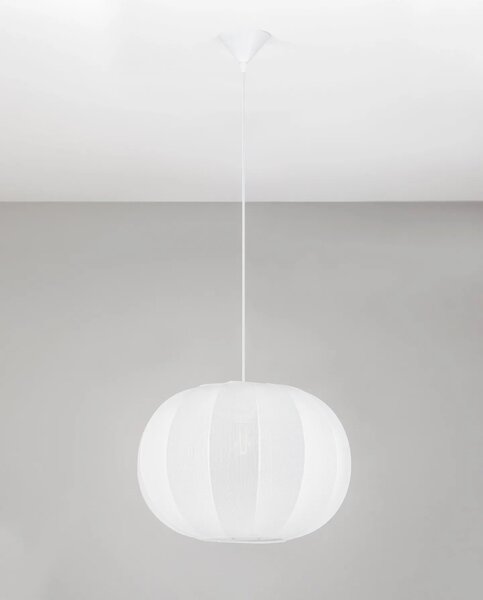 LED moderný luster Delina 50 Biela