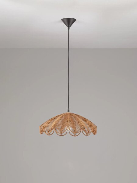 LED moderný luster Flare Oranžová
