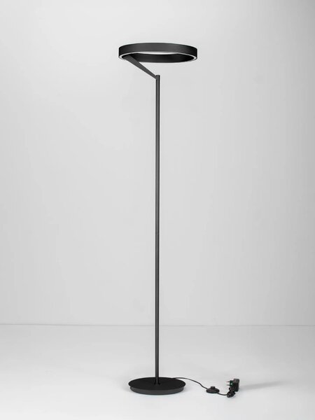 Dizajnová stojaca lampa Adaliz 40 Čierna
