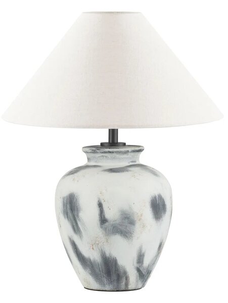 Moderná stolová lampa Lupe Biela