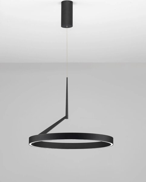 LED moderný luster Adaliz 60 Čierna