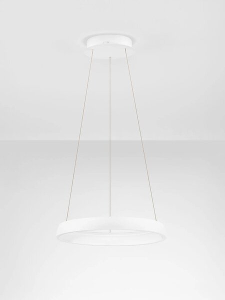 LED moderný luster Ovia 45 Biela