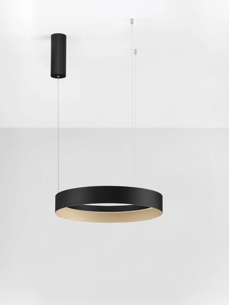 LED moderný luster Lumia 50 Čierna