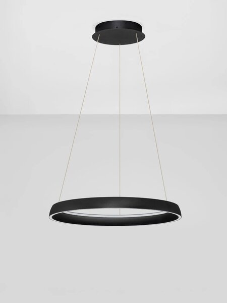 LED moderný luster Ovia 45 Čierna (9695704)