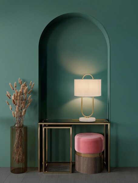 Moderná stolová lampa Milena 170 Zlatá