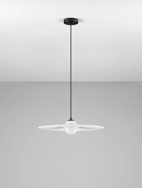 LED moderný luster Reflet 45 Biela