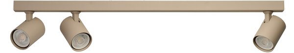 Prisadené bodové svietidlo Exo Line Beige béžové 3x 50 W – bezova