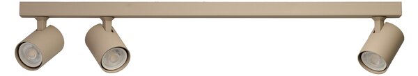 Prisadené bodové svietidlo Exo Line Beige béžové 3x 50 W – bezova