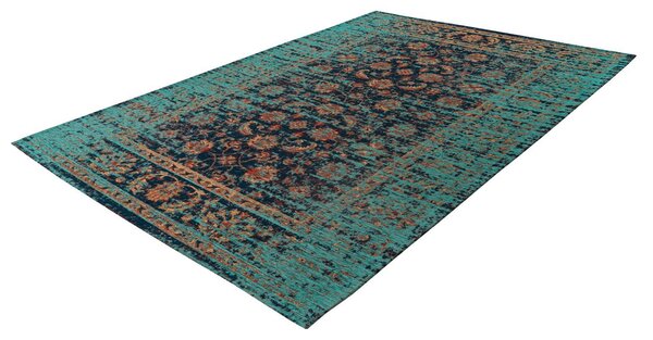 KOBEREC, 80/150 cm modrá, viacfarebná - Online Only bytové doplnky, Online Only