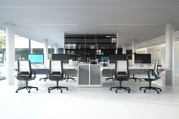 LD SEATING - Kancelárska stolička LOOK 270 - čierny rám