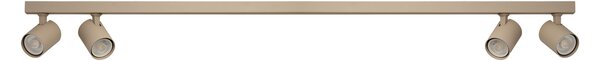 Prisadené bodové svietidlo Exo Line Beige béžové 4x 50 W