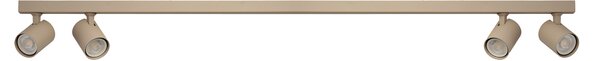 Prisadené bodové svietidlo Exo Line Beige béžové 4x 50 W