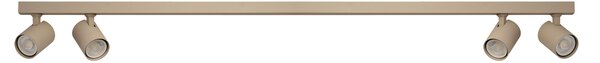 Prisadené bodové svietidlo Exo Line Beige béžové 4x 50 W