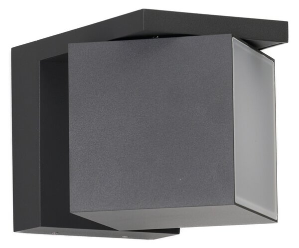Nástenné svietidlo Cubic Dgr tmavosivé 18 W – Tmavosivá