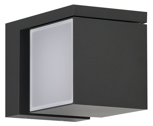 Nástenné svietidlo Cubic Dgr tmavosivé 18 W – Tmavosivá (AZ6690)
