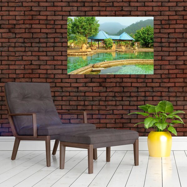 Obraz - Shanghai hotel park (90x60 cm)