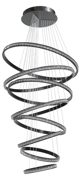 Závesné svietidlo Azalea Spiral 3-step čierne 238 W