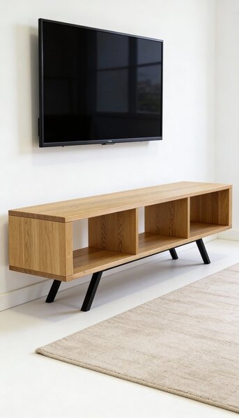 TV stolík Alfa z dubového masívu