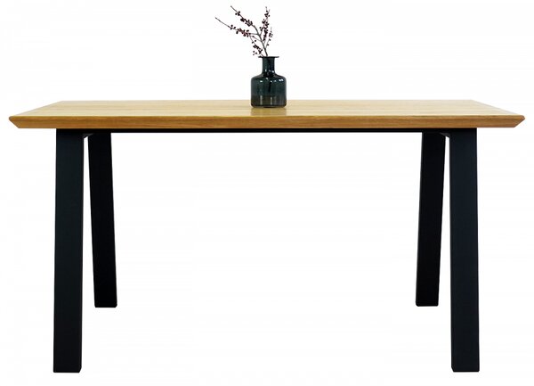 Jedálenský stôl s masívnou dubovou doskou Modena 1400 x 900 mm