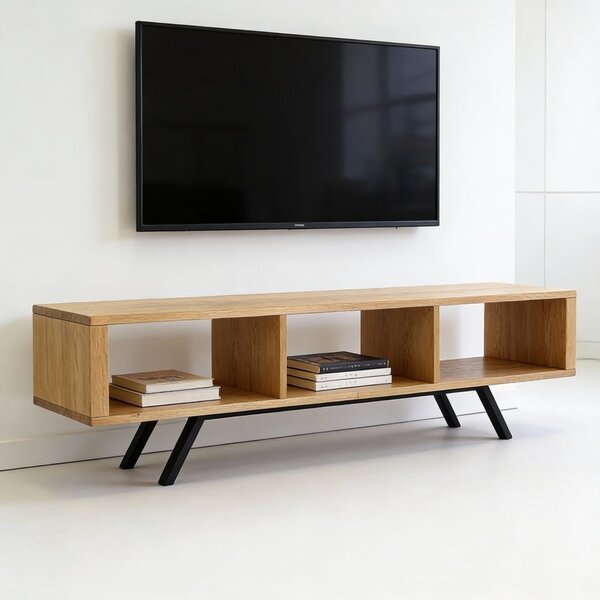 TV stolík Alfa z dubového masívu