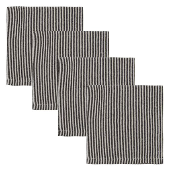 Bavlnené obrúsky Block 40 × 40 cm – set 4 ks