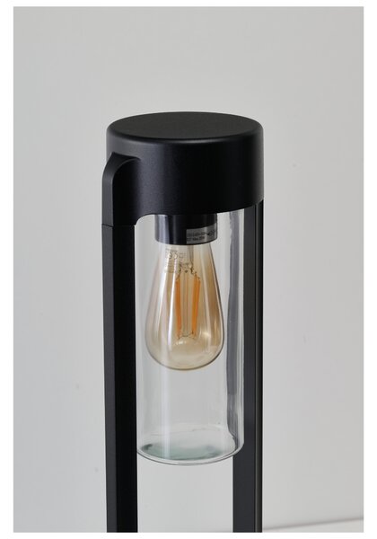 Zemné svietidlo Lantern E27 čierne 20 W