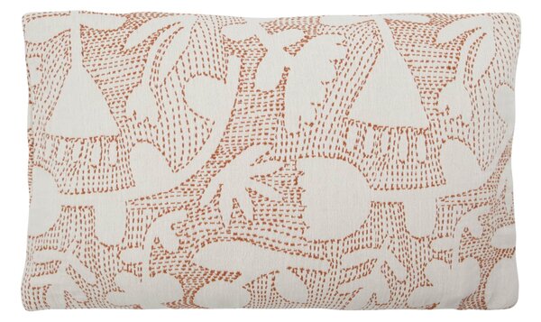 Bavlnený poťah na vankúš Sari Off White 50 × 30 cm