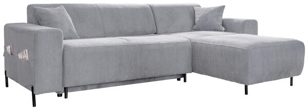 ROHOVÁ SEDAČKA, textil, svetlosivá MID.YOU - Sedačky, Online Only