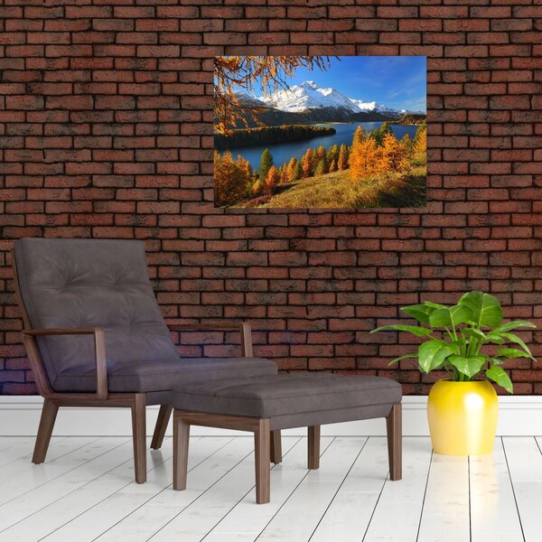 Obraz - Jeseň v Alpách (70x50 cm)