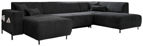 SEDACIA SÚPRAVA, textil, tmavosivá MID.YOU - Sedačky, Online Only