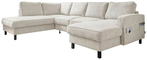 SEDACIA SÚPRAVA, textil, béžová MID.YOU - Sedačky, Online Only