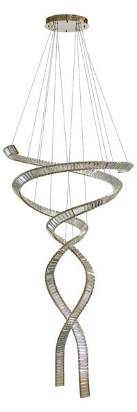 Závesné svietidlo Spark Spiral Xxl zlaté 280 W