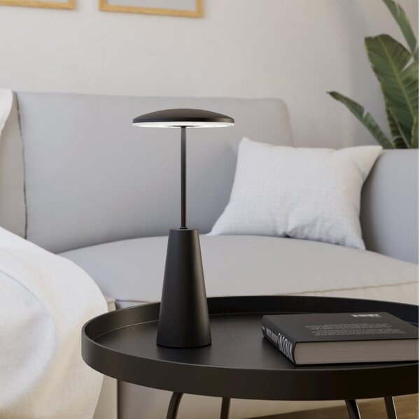 Eglo 900925 - LED Stmievateľná vonkajšia lampa PICCOLA 2,8W/5V 5200mAh IP54 čierna