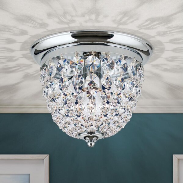 Orion DLU 1840/26-Krištáľové str. svietidlo PLAFOND 1xE27/40W/230V pr.26 cm chróm