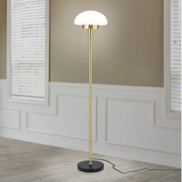 Orion Stl 12-1191/1 - Stojacia lampa SPARTA 1xE27/40W/230V zlatá/čierna