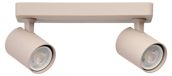 Prisadené bodové svietidlo Exo Beige béžové 2x 50 W